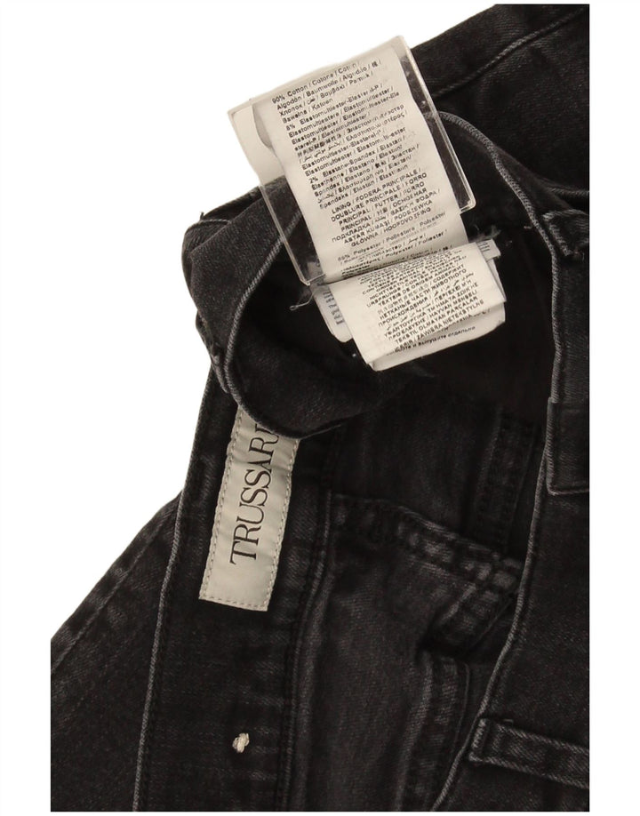 Trussardi Mens Slim Jeans W34 L28 Grey Cotton