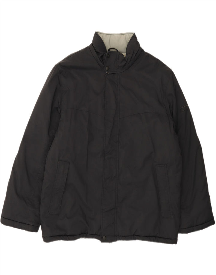 CHAMPION Mens Padded Jacket UK 40 Large Black Polyamide