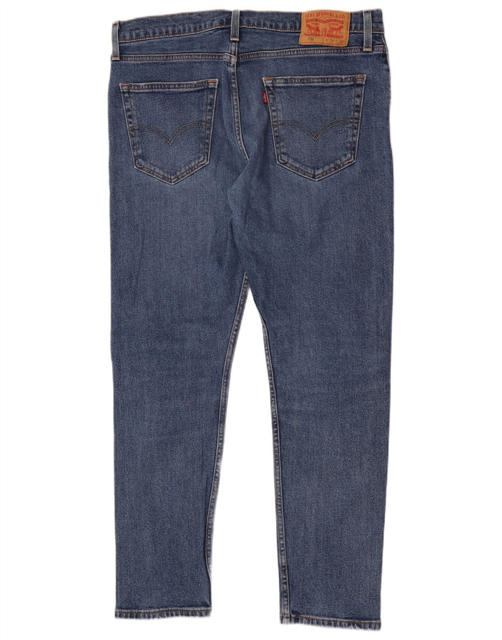 Levi's Mens 512 Slim Jeans W34 L30 Blue Cotton