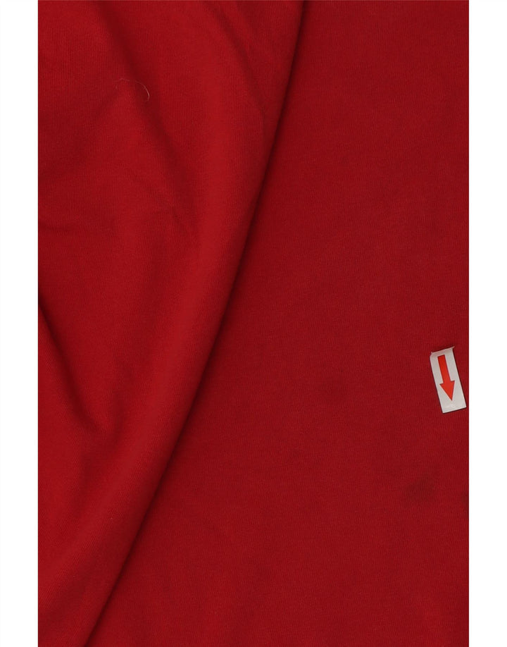 Reebok Mens T-Shirt Top Large Red Cotton