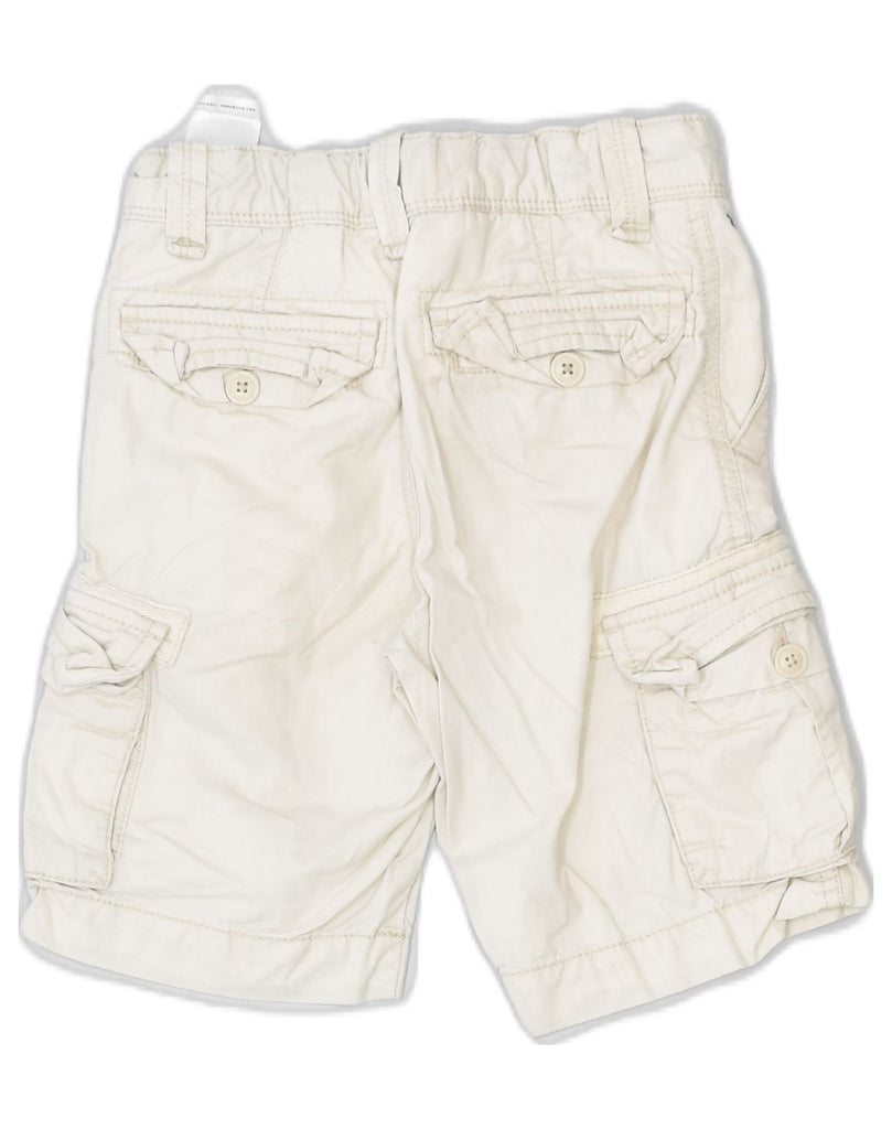 TOMMY HILFIGER Boys Cargo Shorts 5-6 Years W22 Off White Cotton | Vintage Tommy Hilfiger | Thrift | Second-Hand Tommy Hilfiger | Used Clothing | Messina Hembry 