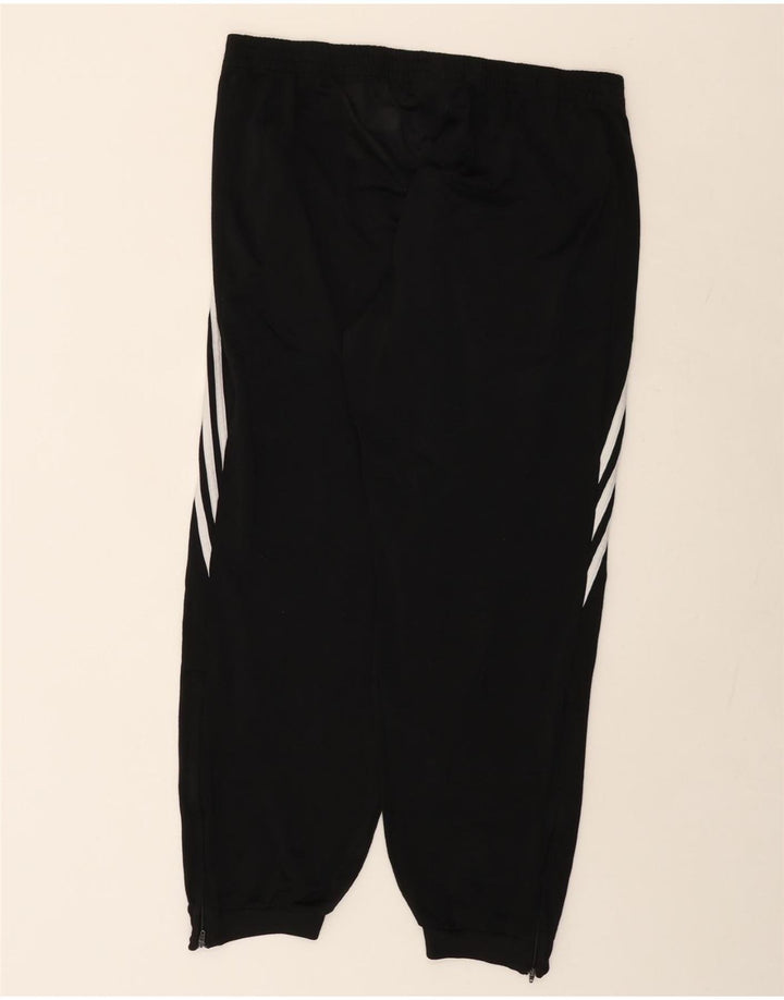 ADIDAS Mens Tracksuit Trousers Joggers XL Black Polyester