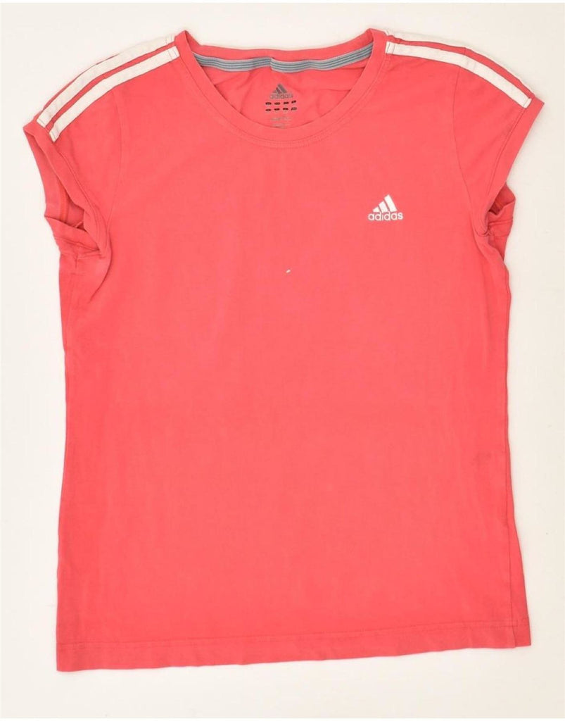 ADIDAS Womens T-Shirt Top UK 16 Large  Pink Vintage Adidas and Second-Hand Adidas from Messina Hembry 