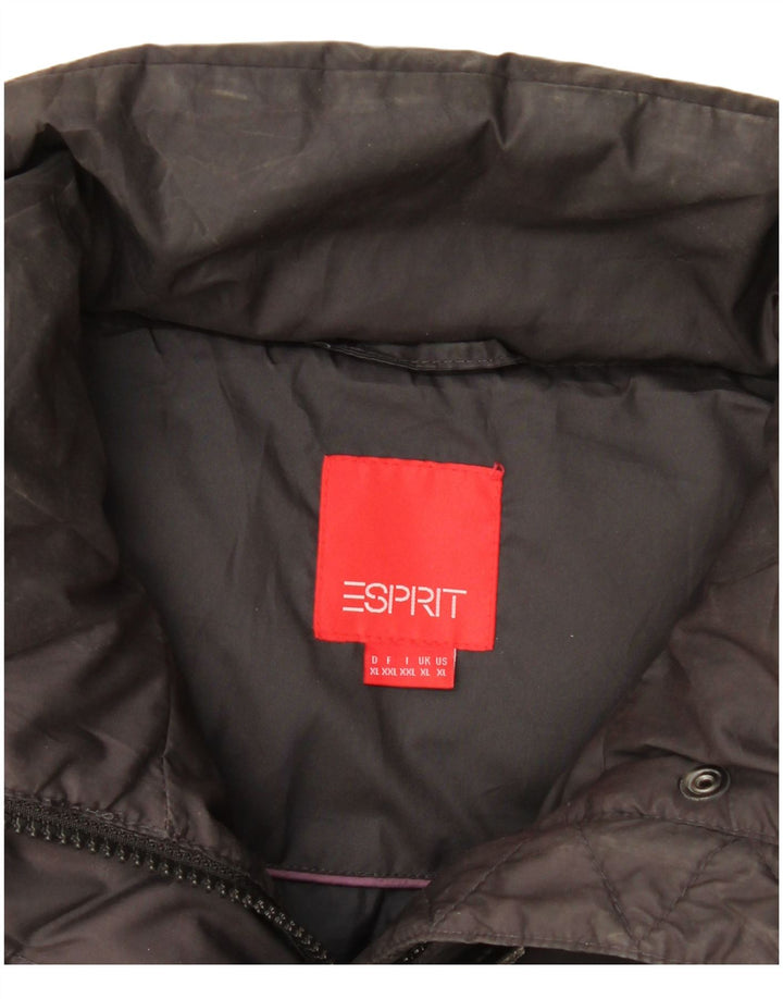 Esprit Womens Padded Gilet UK 18 XL Black