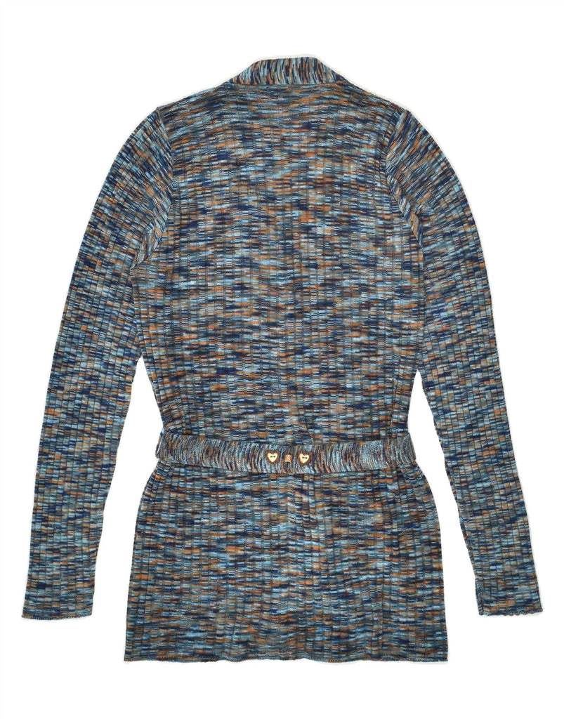 VINTAGE Womens Cardigan Sweater UK 12 Medium Blue Flecked | Vintage Vintage | Thrift | Second-Hand Vintage | Used Clothing | Messina Hembry 