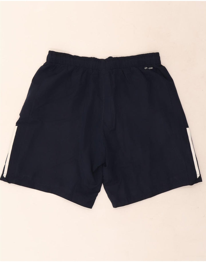 Adidas Mens Climalite Sport Shorts Large Navy Blue Polyester