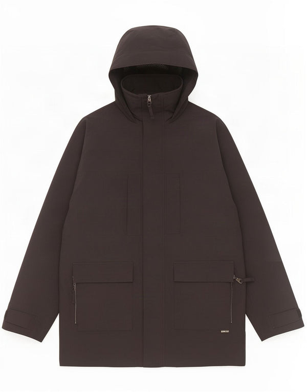 Murphy & Nye Mens Gore-Tex Hooded Raincoat UK 38 Medium Navy Blue