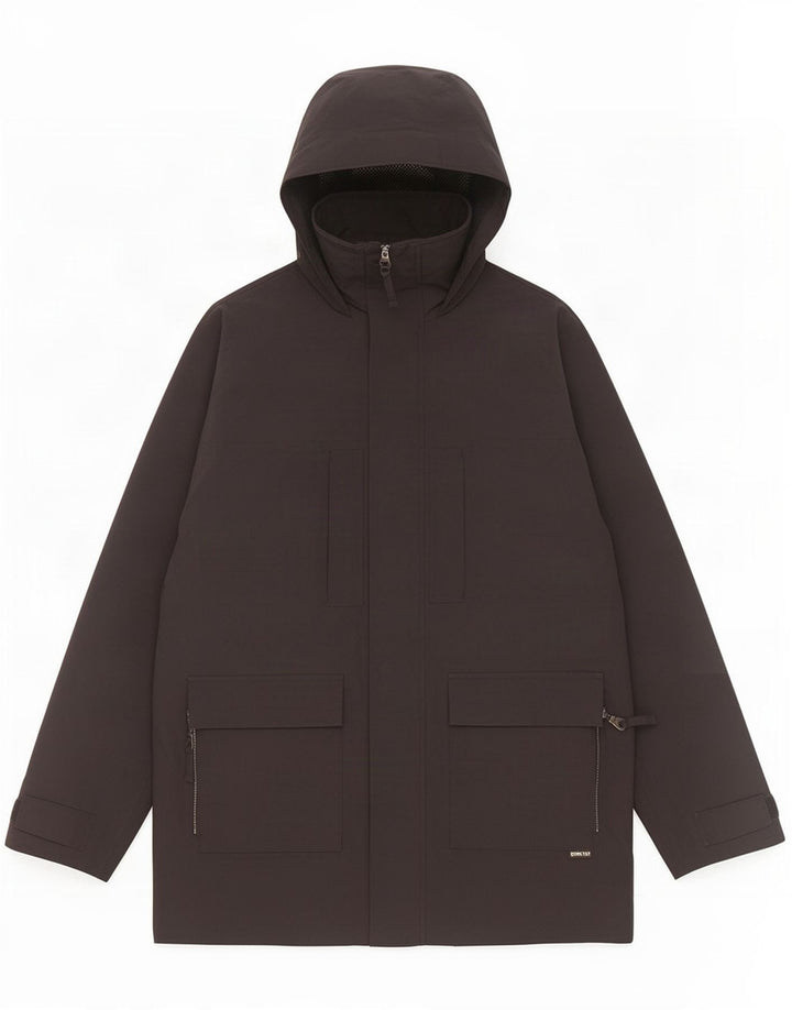 Murphy & Nye Mens Gore-Tex Hooded Raincoat UK 38 Medium Navy Blue