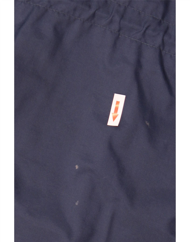 Adidas Mens Windbreaker Jacket UK 40 Large Navy Blue Colourblock