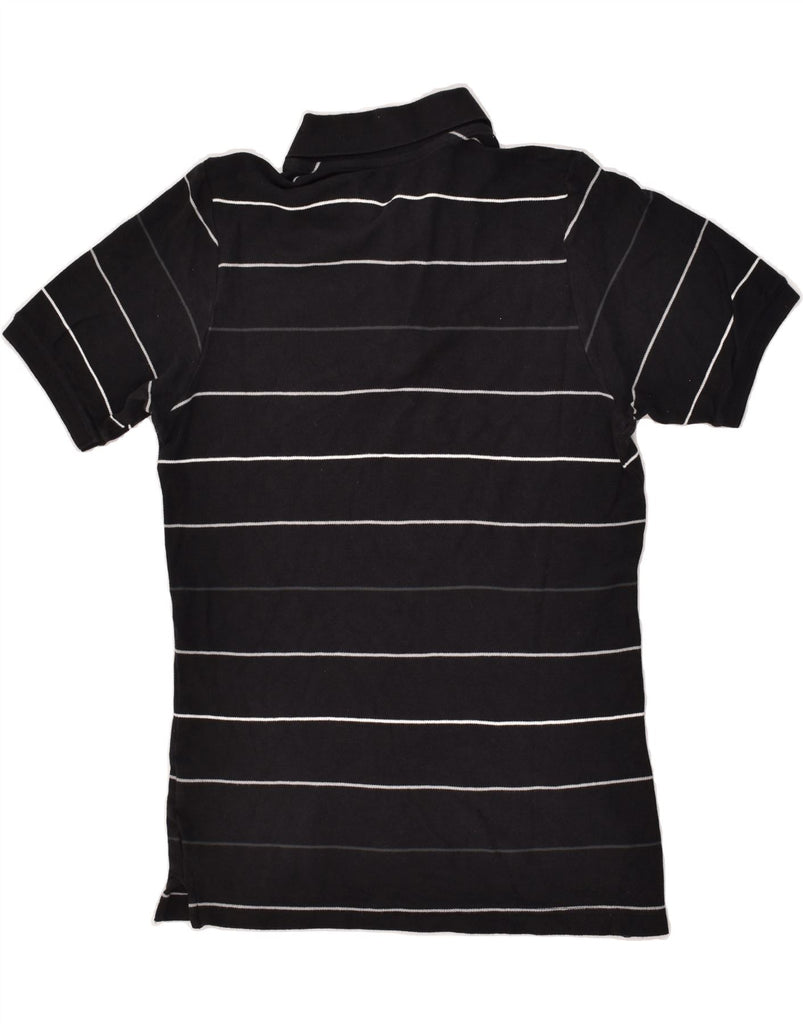 REEBOK Mens Polo Shirt Small Black Striped Cotton | Vintage Reebok | Thrift | Second-Hand Reebok | Used Clothing | Messina Hembry 