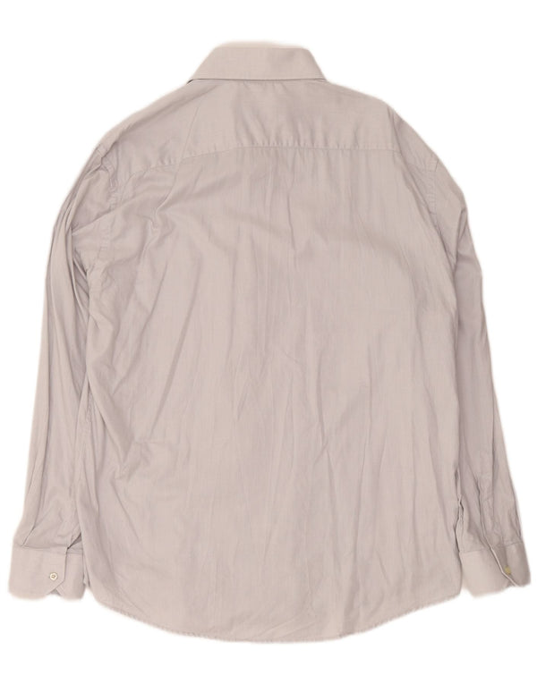 Renato Balestra Mens Shirt Size 44 17 1/2 XL Grey Cotton