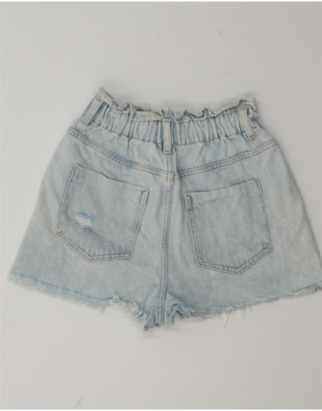 ZARA Womens Denim Shorts EU 34 2XS W24  Blue