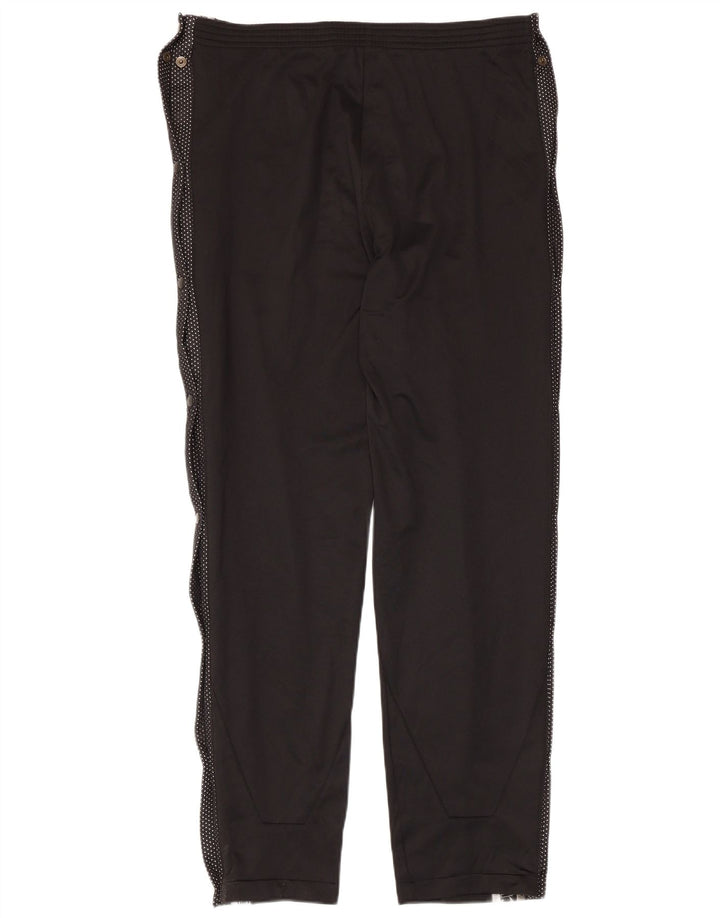 CHAMPION Mens USA Graphic Tracksuit Trousers Small  Black