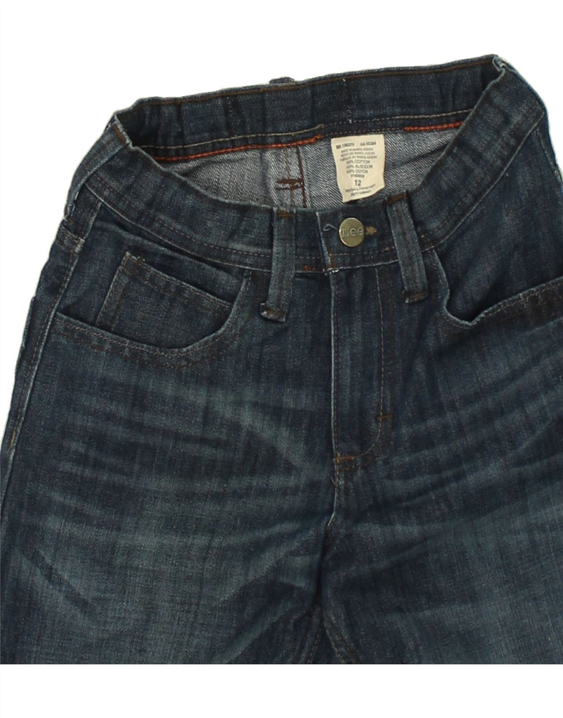 LEE Boys Straight Jeans 11-12 Years W24 L27  Blue Cotton | Vintage Lee | Thrift | Second-Hand Lee | Used Clothing | Messina Hembry 