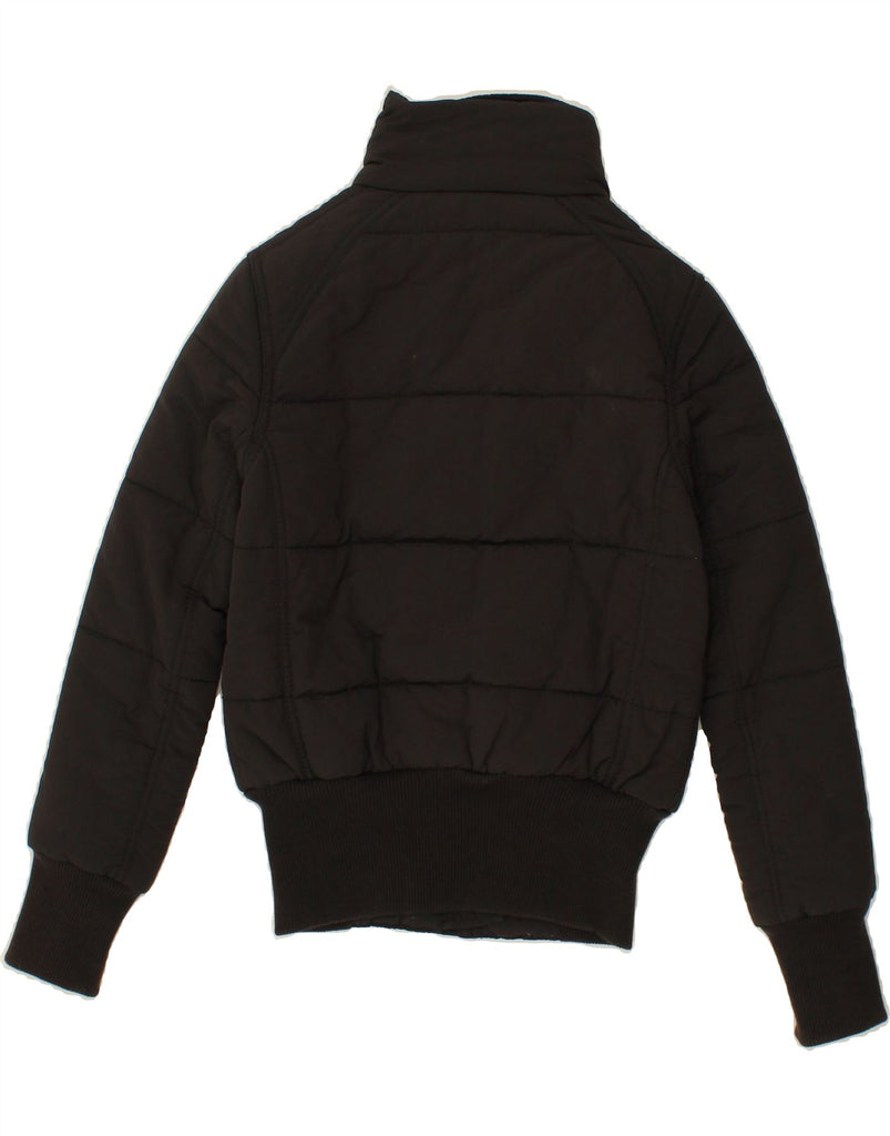 LEVI'S Girls Padded Jacket 12-13 Years XS Black Polyester Vintage Levi's and Second-Hand Levi's from Messina Hembry 