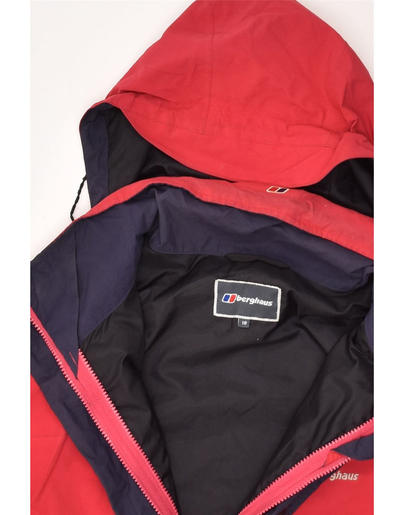 BERGHAUS Boys Loose Fit Hooded Padded Jacket 15-16 Years Red Nylon | Vintage Berghaus | Thrift | Second-Hand Berghaus | Used Clothing | Messina Hembry 