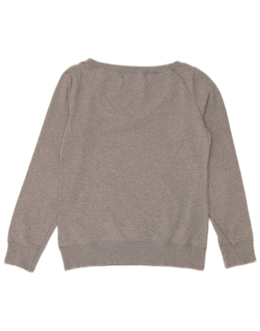 Playlife Womens Sweatshirt Jumper UK 14 Medium Grey Cotton