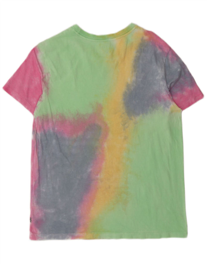 VANS Mens T-Shirt Top Medium Green Tie Dye Cotton