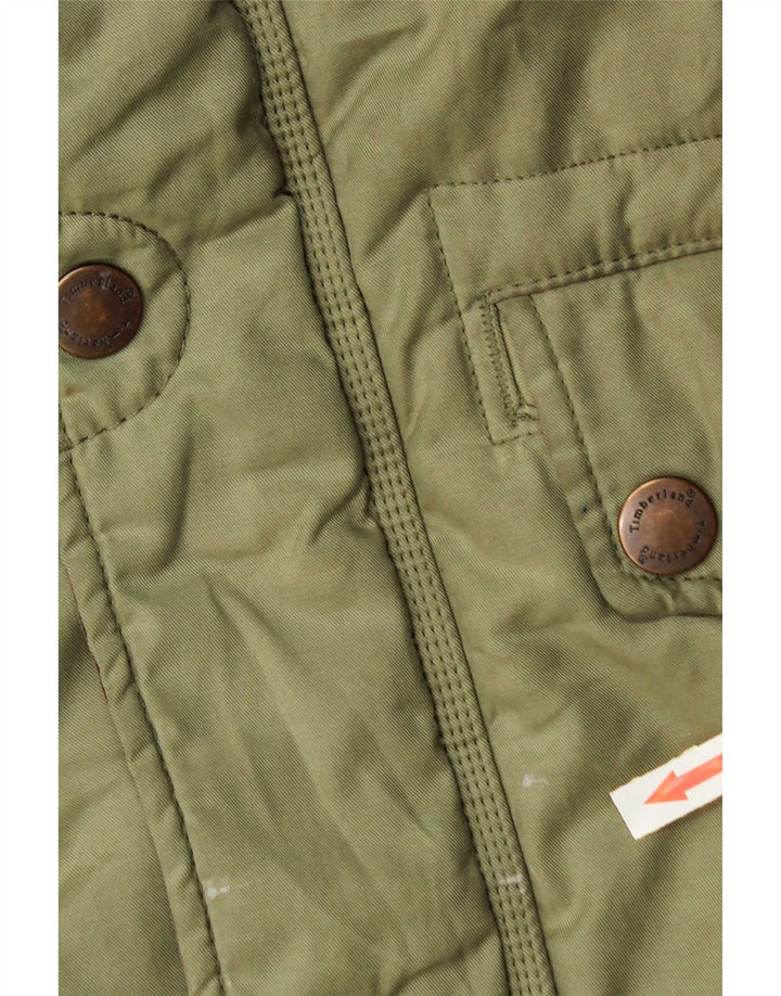 Timberland Mens Windbreaker Jacket UK 42 XL Green