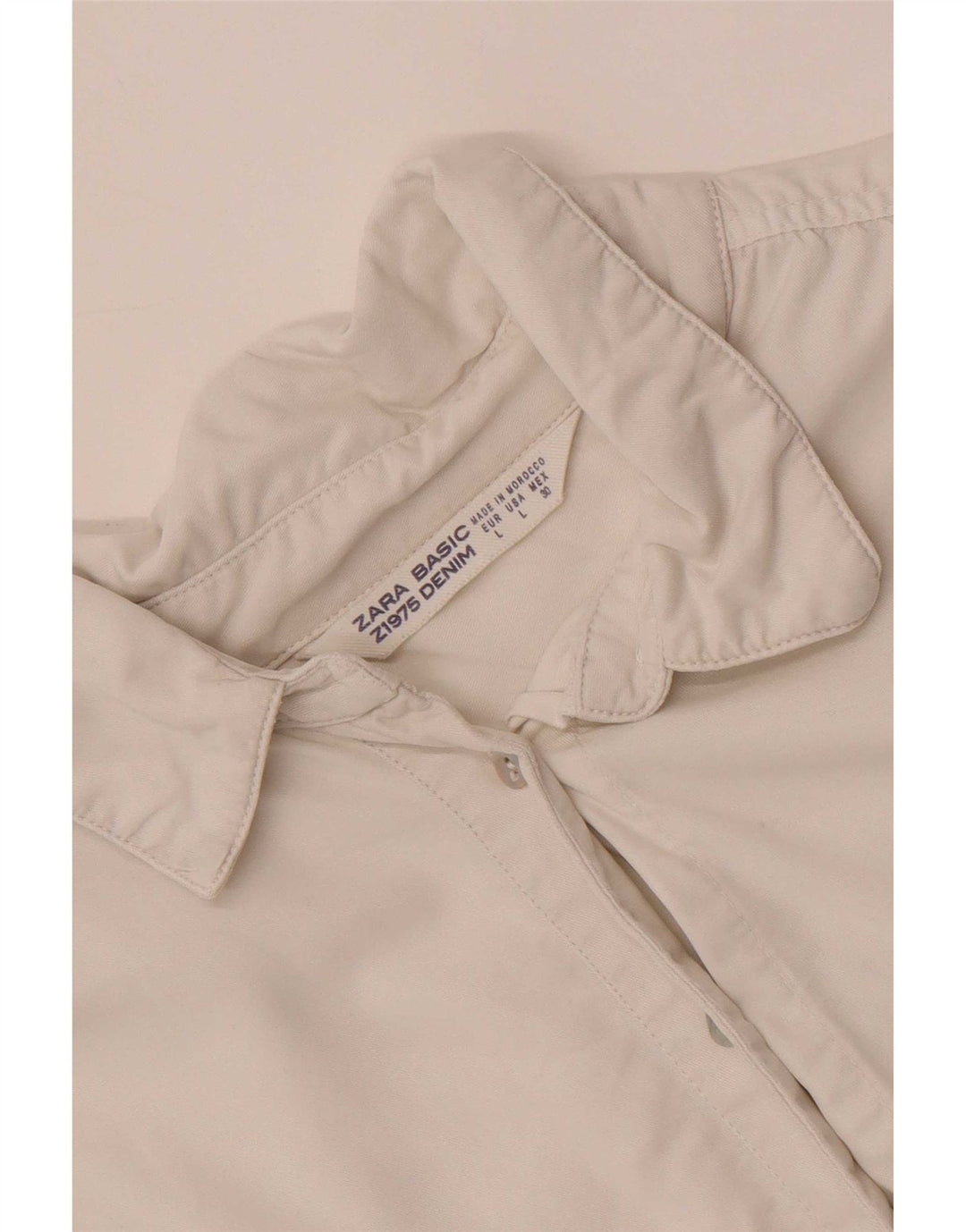 Zara Womens Oversized Shirt Dress UK 16 Large White