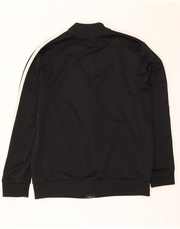 Adidas Womens Tracksuit Top Jacket UK 12 Medium Black