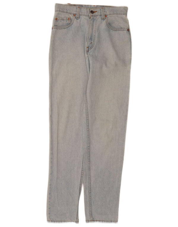 Levi's Womens 610 High Waist Tapered Jeans W28 L32 Blue Cotton