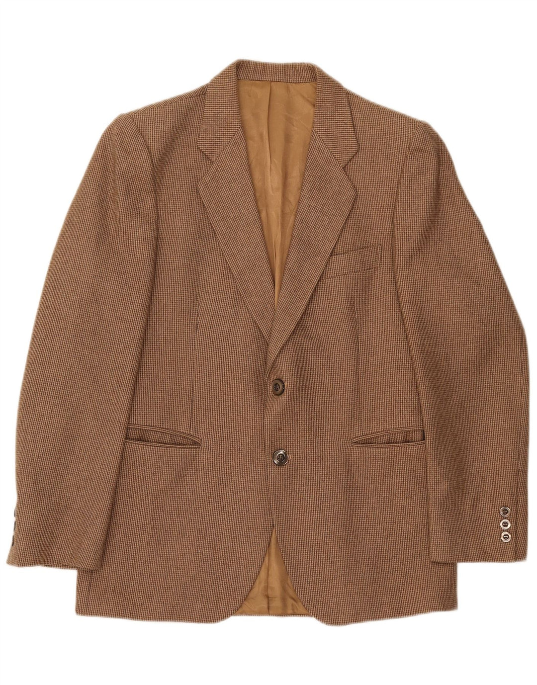 Vintage Mens 2 Button 2 Piece Suit IT 48 Medium W32 L28 Brown