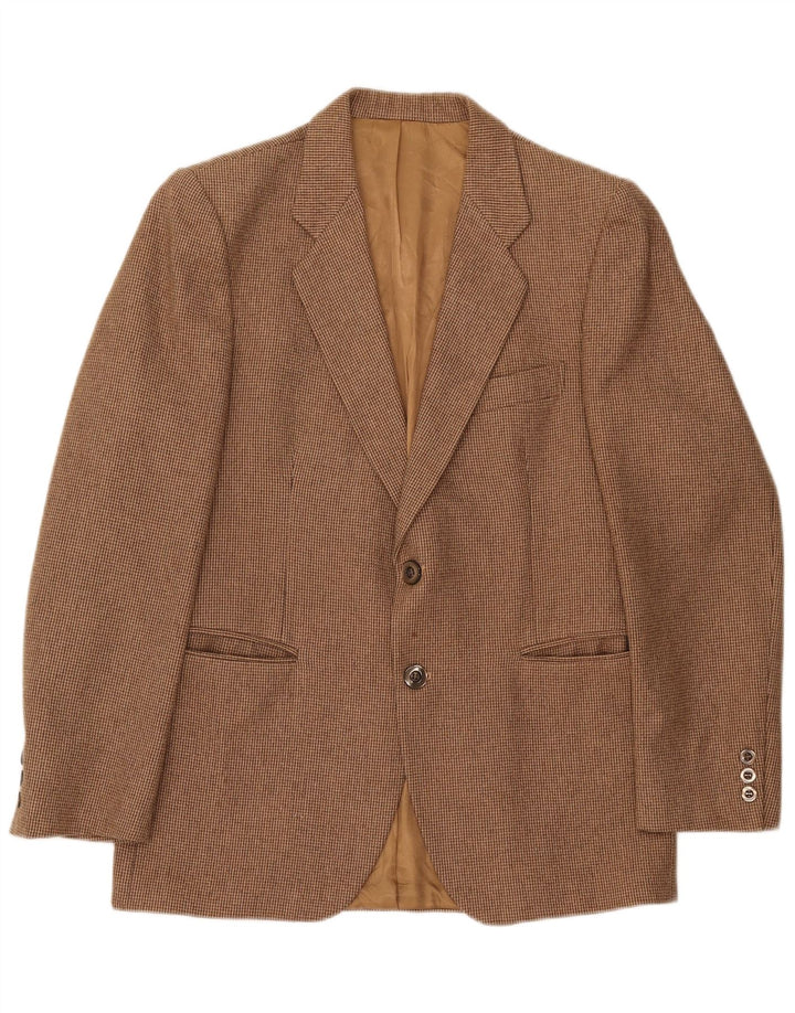 Vintage Mens 2 Button 2 Piece Suit IT 48 Medium W32 L28 Brown