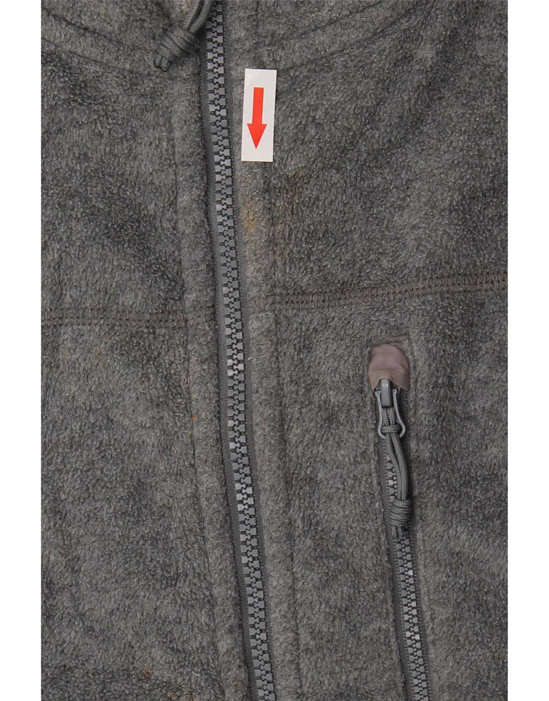 Marks & Spencer Mens Fleece Jacket UK 42 XL Grey Polyester
