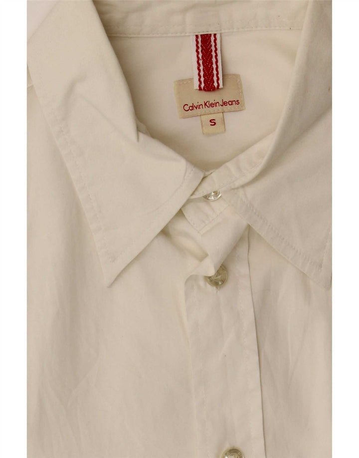Calvin Klein Jeans Mens Shirt Small White