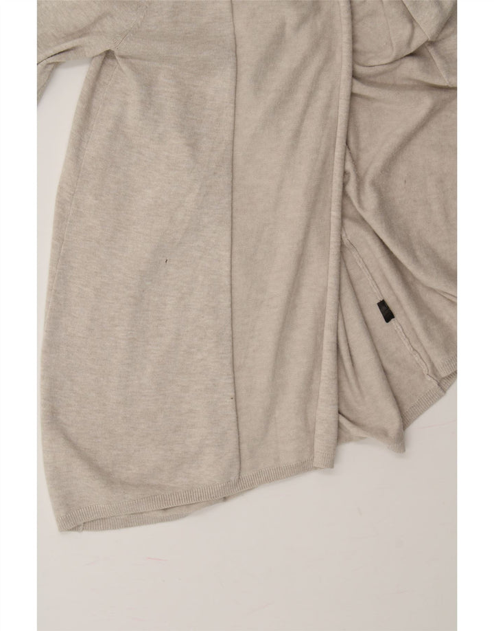 ZARA Womens Longline Open Cardigan Sweater UK 14 Large Beige Vintage Zara and Second-Hand Zara from Messina Hembry 