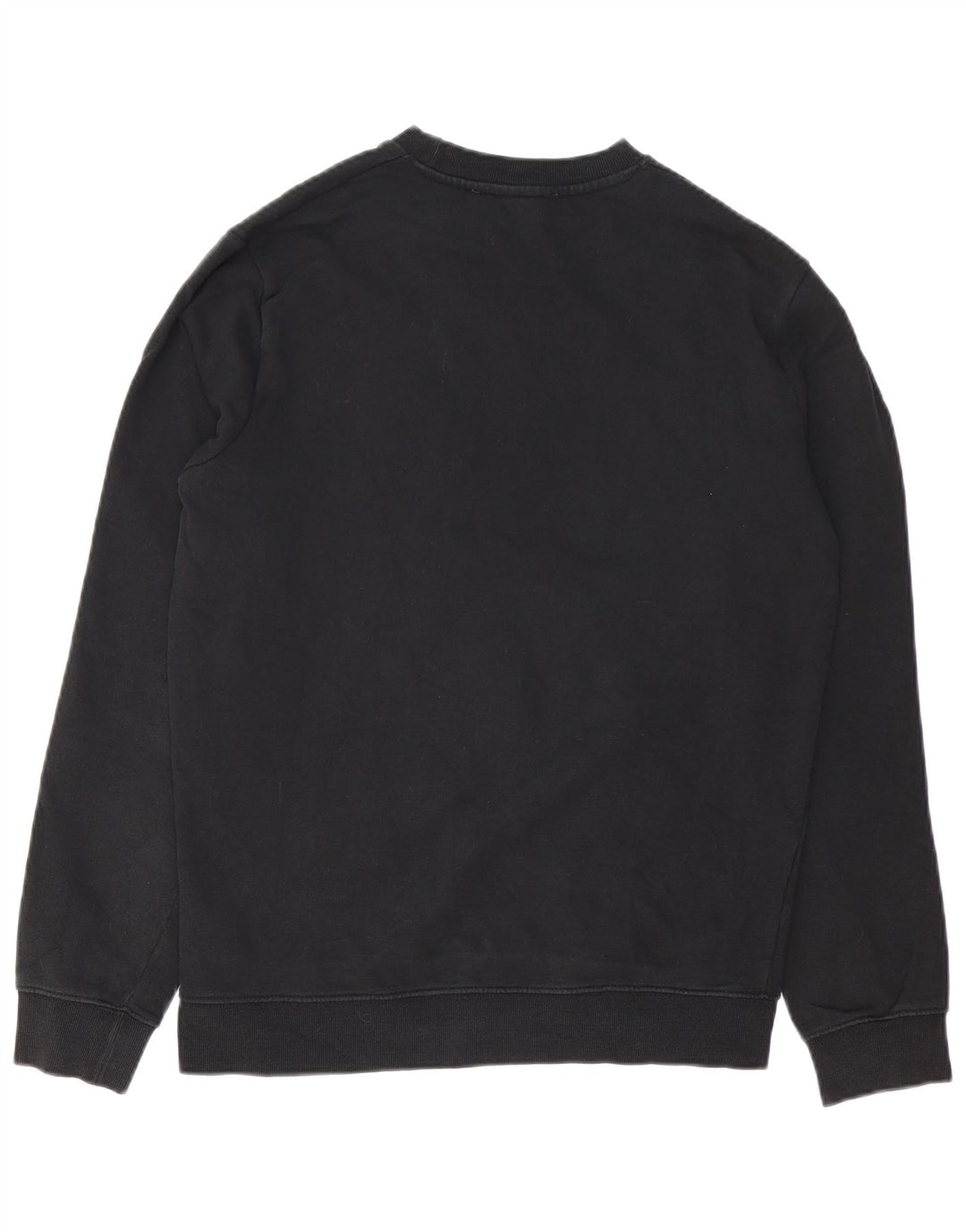 RICHMOND Mens Graphic Sweatshirt Jumper Medium Black Cotton