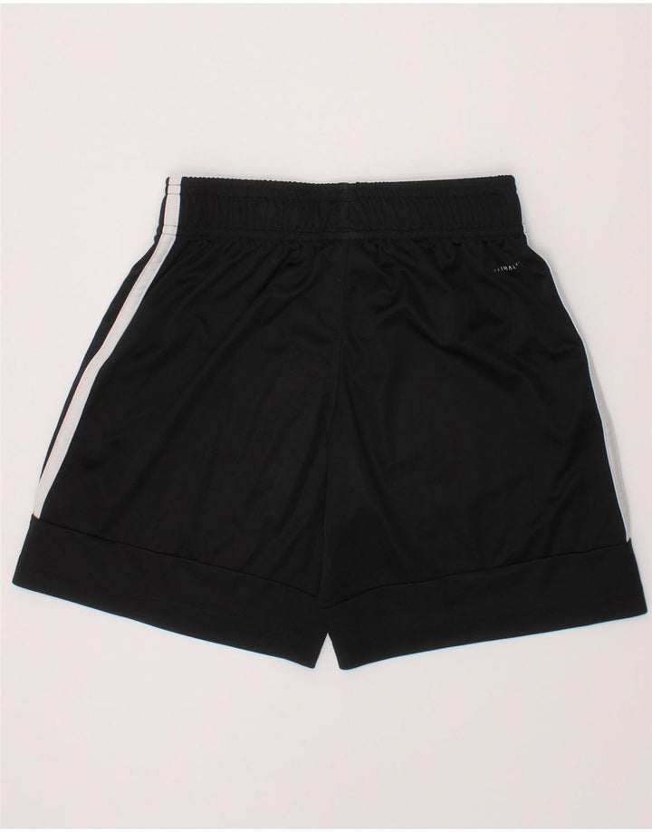 ADIDAS Boys Climalite Sport Shorts 9-10 Years  Black Polyester