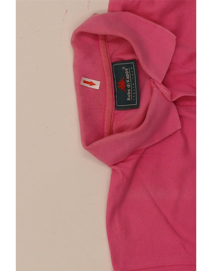 Kappa Mens Polo Shirt Large Pink