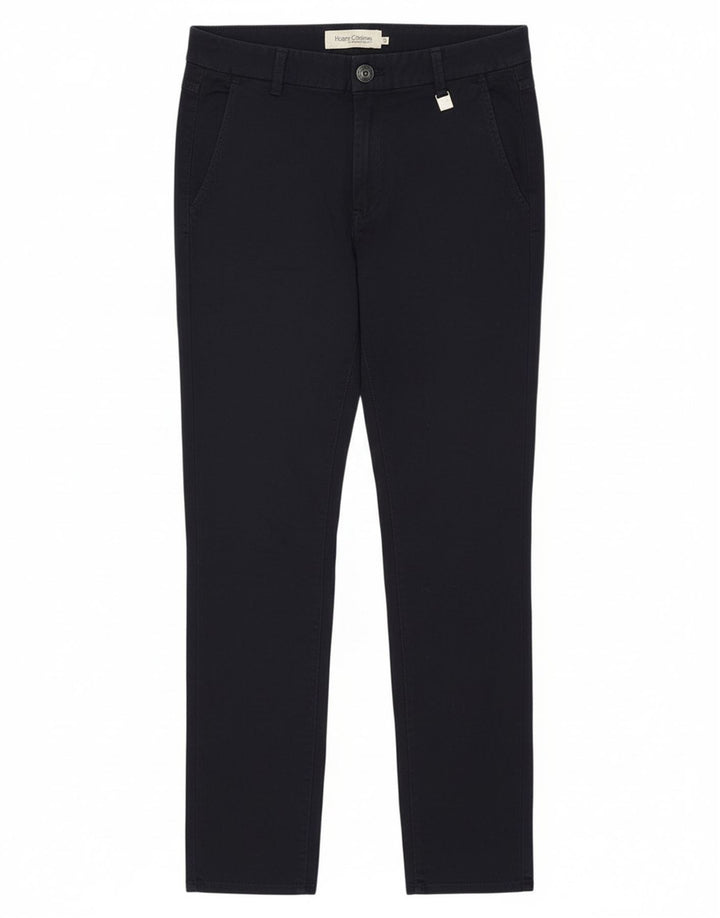 Henry Cottons Womens Slim Chino Trousers EU 38 Medium W28 L28 Navy Blue