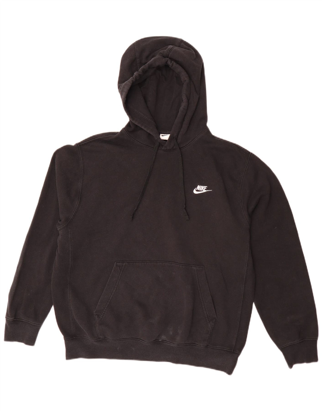 Nike Mens Loose Fit Hoodie Jumper Medium Black Cotton