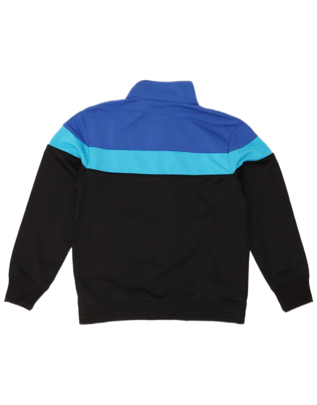 Nike Boys Tracksuit Top Jacket 12-13 Years Large Black Colourblock