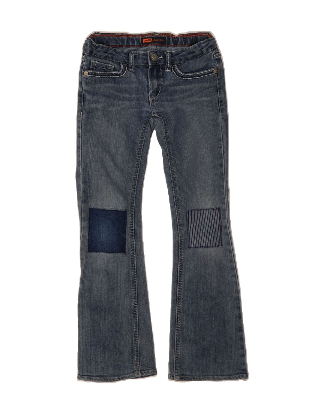 LEVI'S Girls Flared Jeans 6-7 Years W24 L24 Blue Cotton Vintage Levi's and Second-Hand Levi's from Messina Hembry 