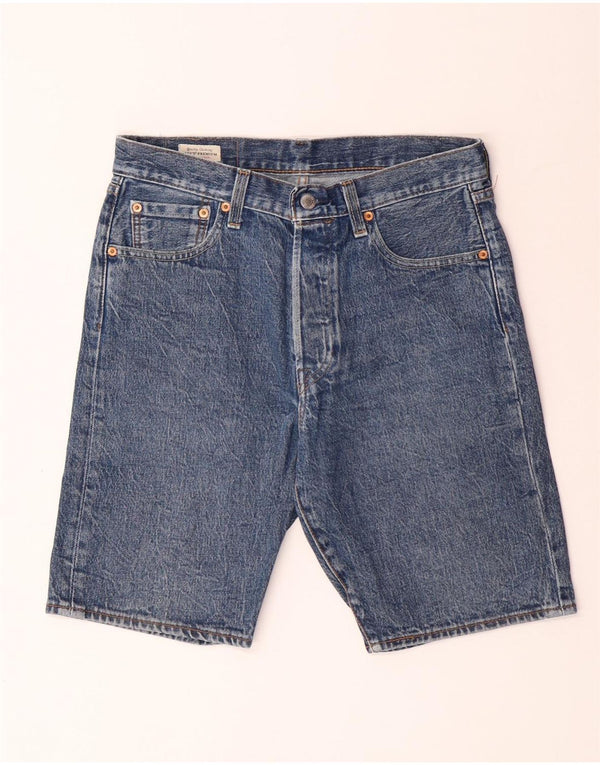 Levi's Mens 501 Denim Shorts W30 Medium Blue Cotton
