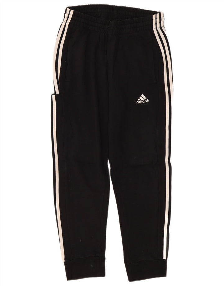 Adidas Mens Tracksuit Trousers Joggers Medium  Black Cotton