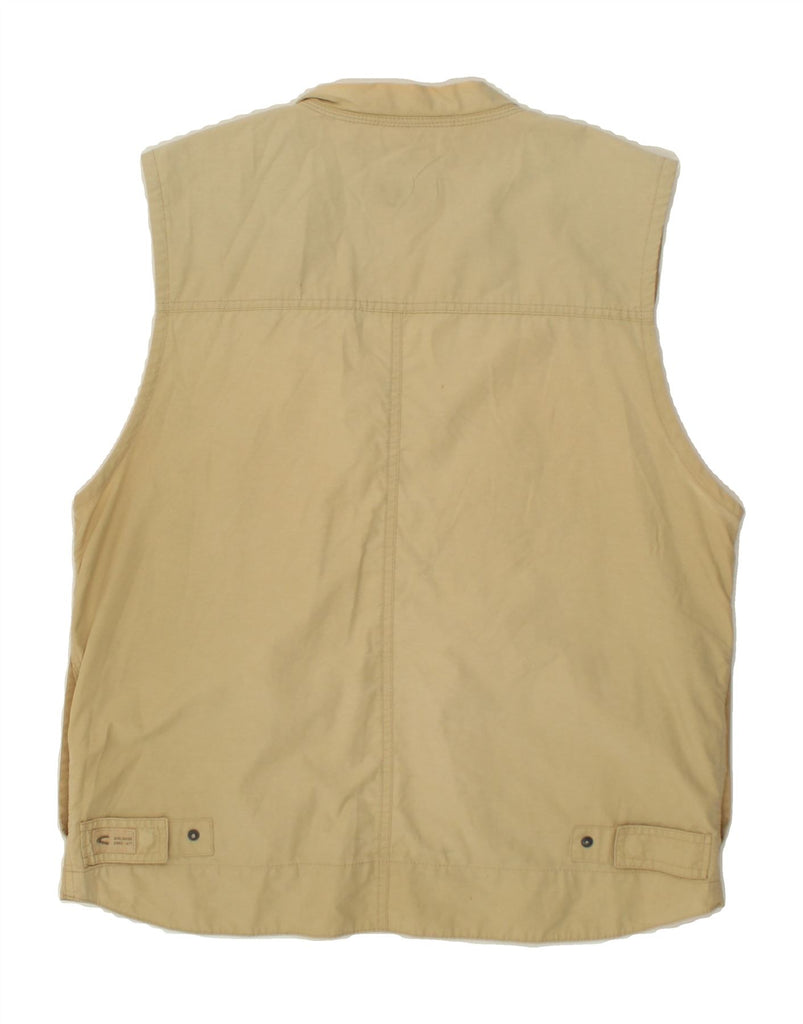 CAMEL ACTIVE Mens Utility Gilet UK 40 Large Beige Vintage Camel Active and Second-Hand Camel Active from Messina Hembry 