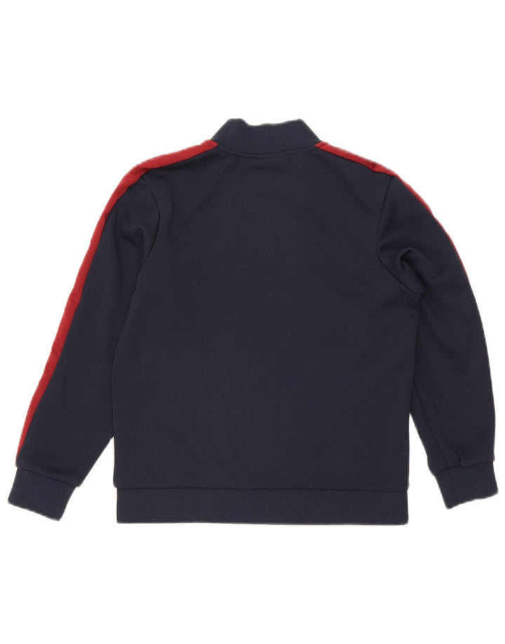 Ellesse Boys Tracksuit Top Jacket 9-10 Years Navy Blue Colourblock