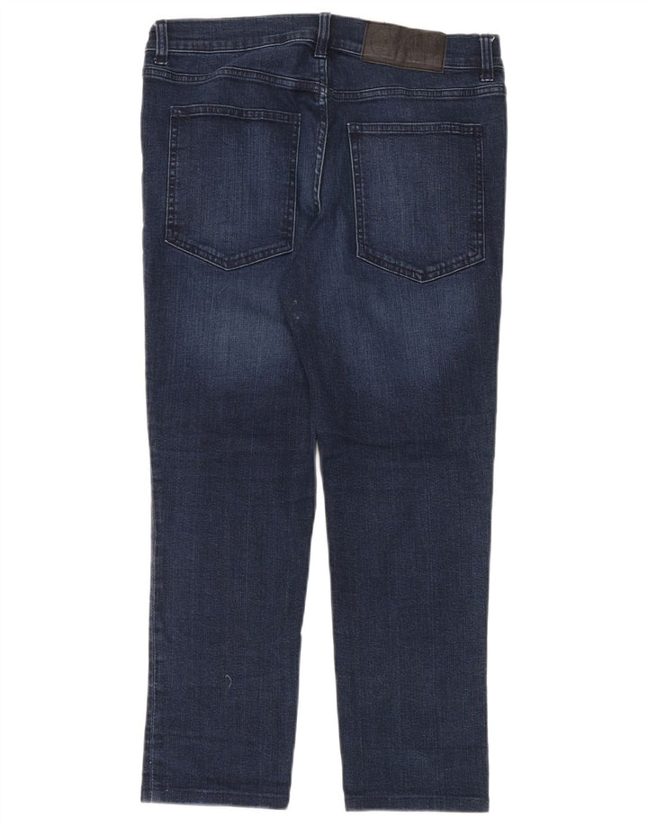 Cheap Monday Womens Straight Jeans W32 L26 Navy Blue Cotton