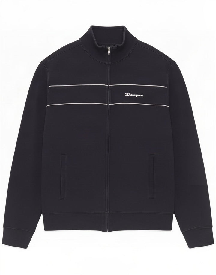 Champion Mens Tracksuit Top Jacket Large Navy Blue