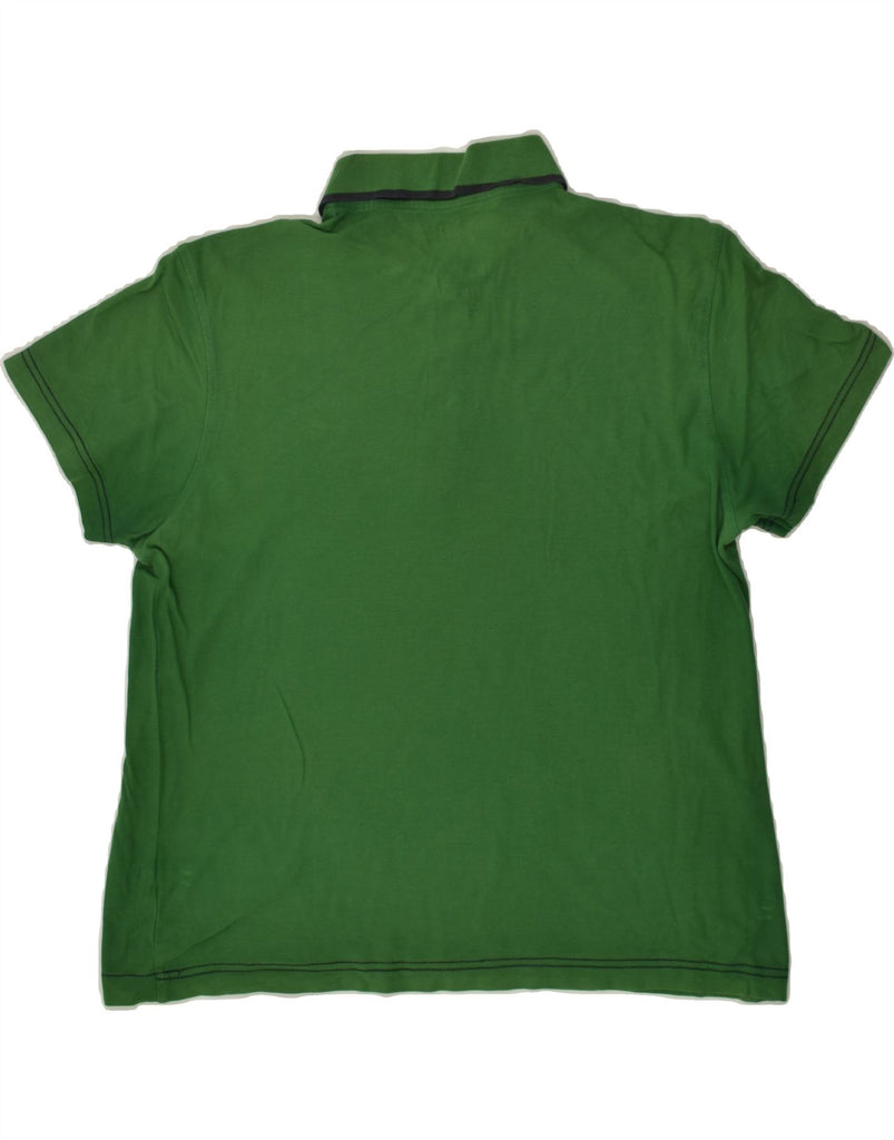 LOTTO Mens Polo Shirt XL Green Cotton | Vintage Lotto | Thrift | Second-Hand Lotto | Used Clothing | Messina Hembry 