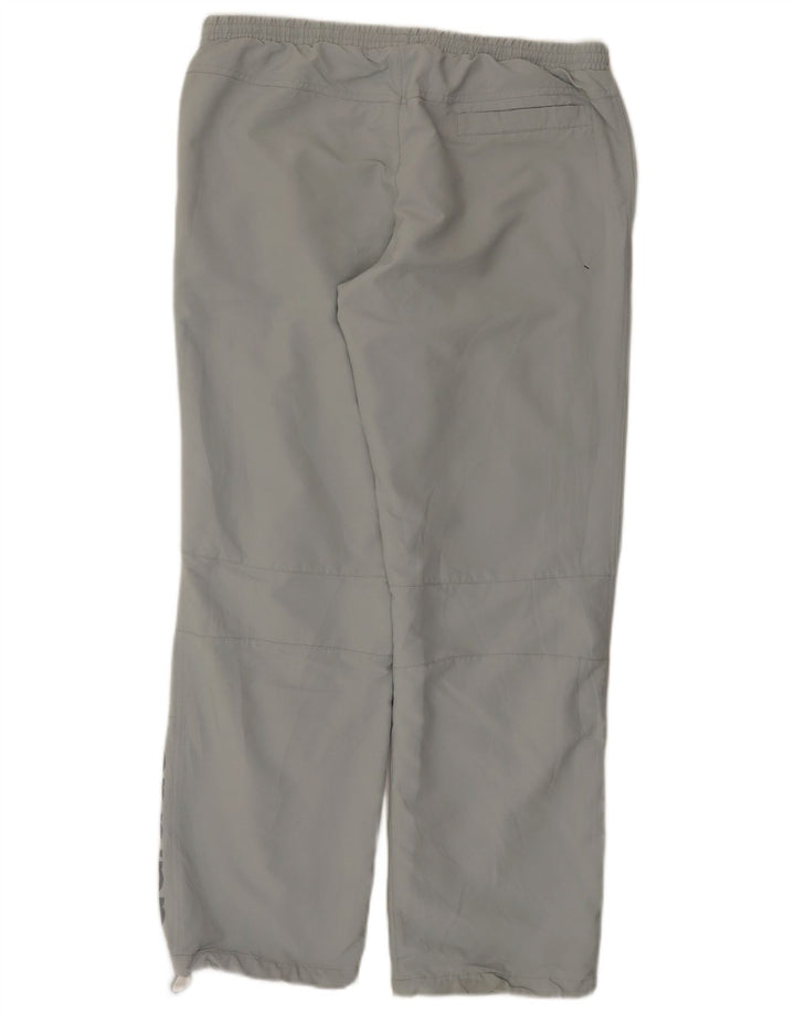 Adidas Mens Graphic Tracksuit Trousers Medium W32 L30 Grey Polyester