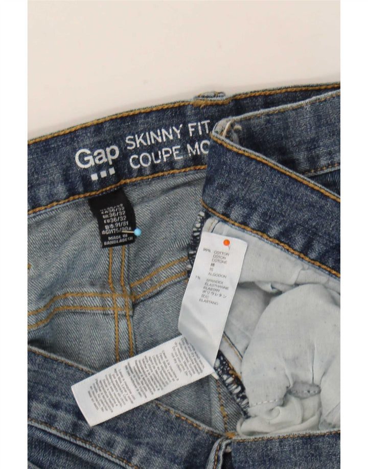 Gap Mens Skinny Jeans W36 L32 Blue Cotton