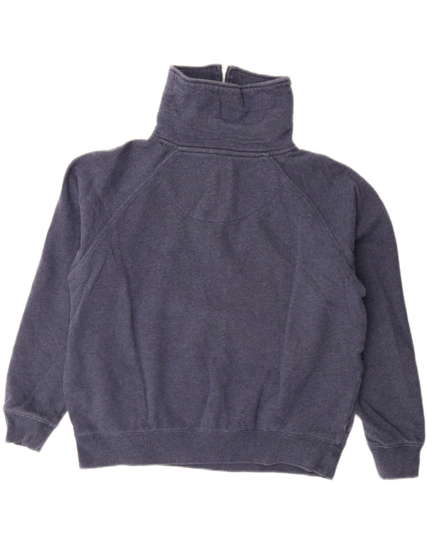 CREW CLOTHING Womens Oversized Sweatshirt Jumper UK 10 Small Navy Blue