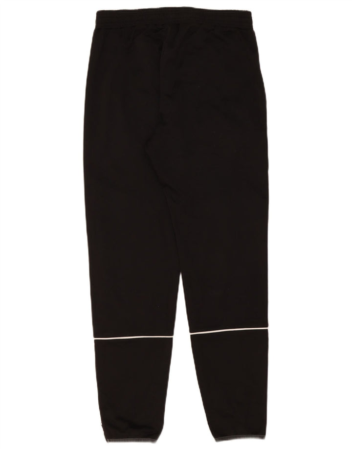 Macron Mens Graphic Tracksuit Trousers Joggers Small Black Polyester