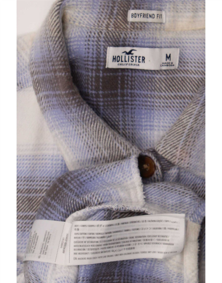 Hollister Womens Boyfriend Fit Flannel Shirt Medium Multicoloured Plaid